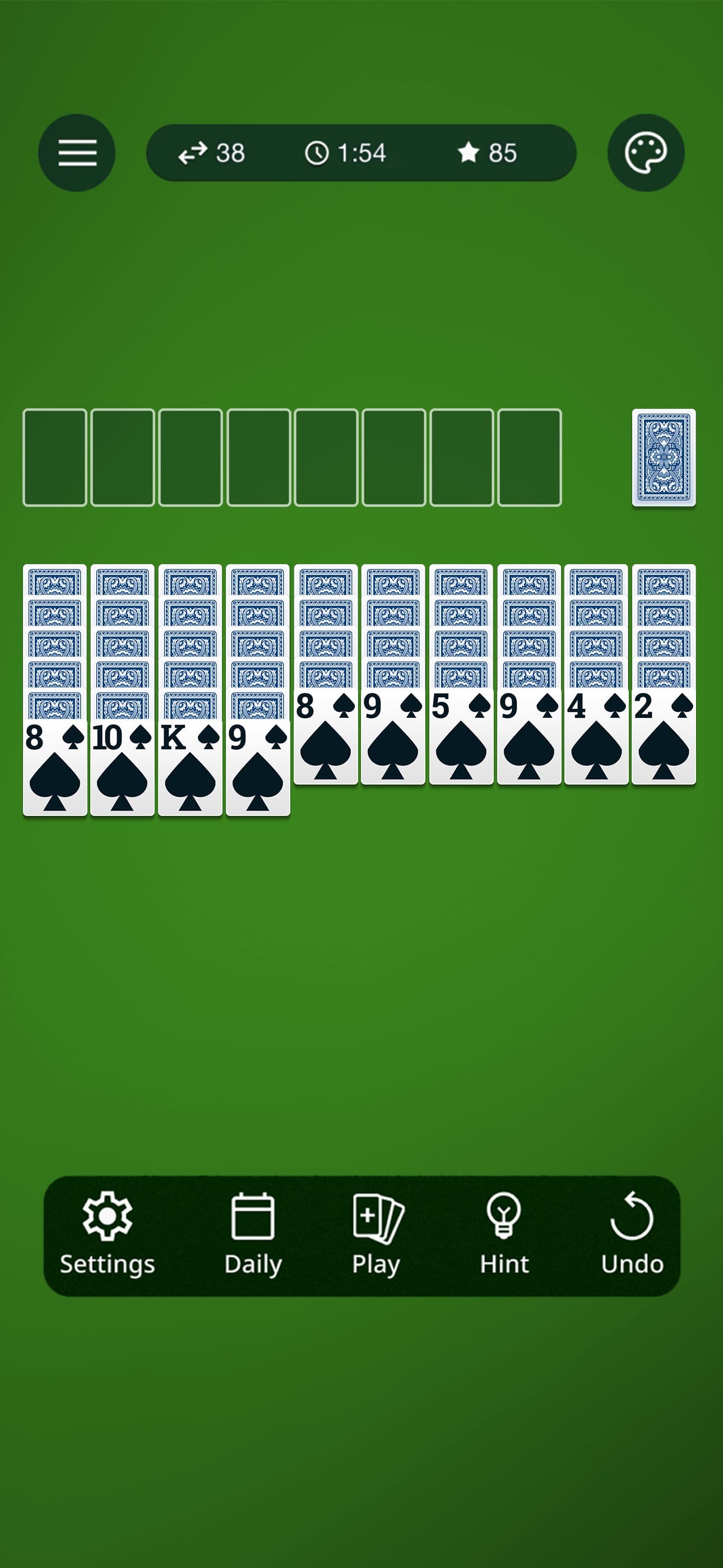 Spider Solitaire: Classic Card screenshot 2 - screenshot