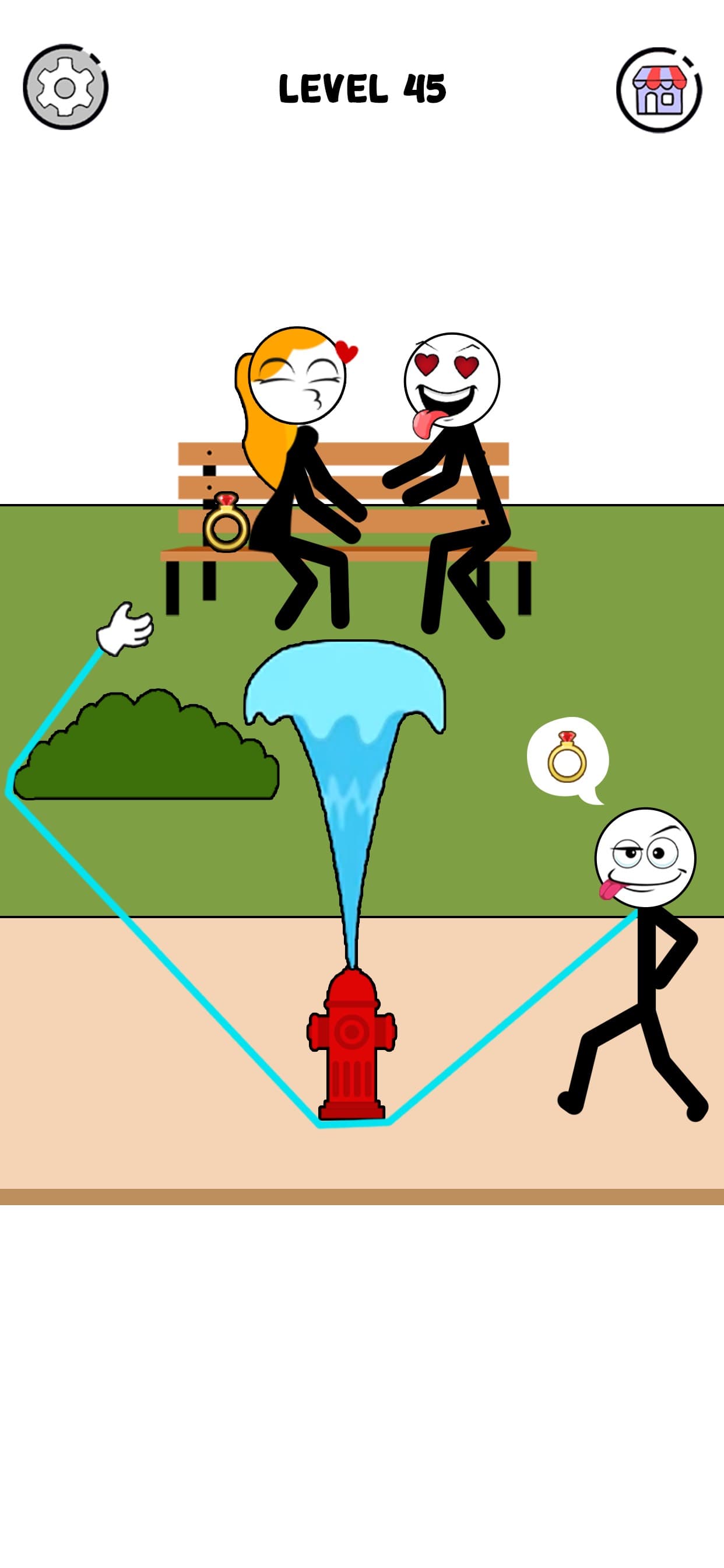 Stickman Thief Puzzle IQ Games screenshot 3 - screenshot