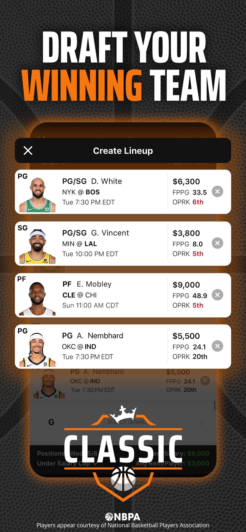 DraftKings Fantasy Sports screenshot 2 - screenshot