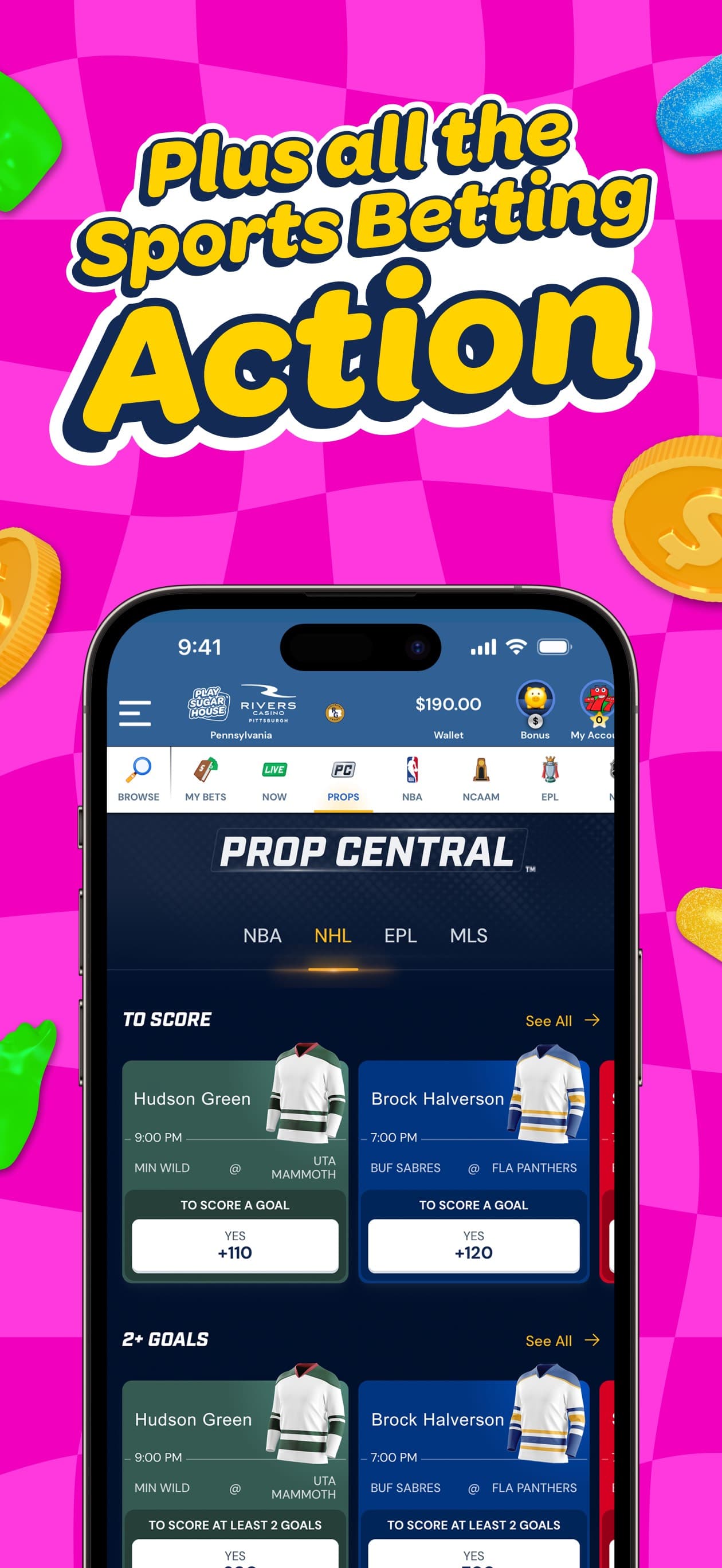PlaySugarHouse Casino & Sports screenshot 3 - screenshot