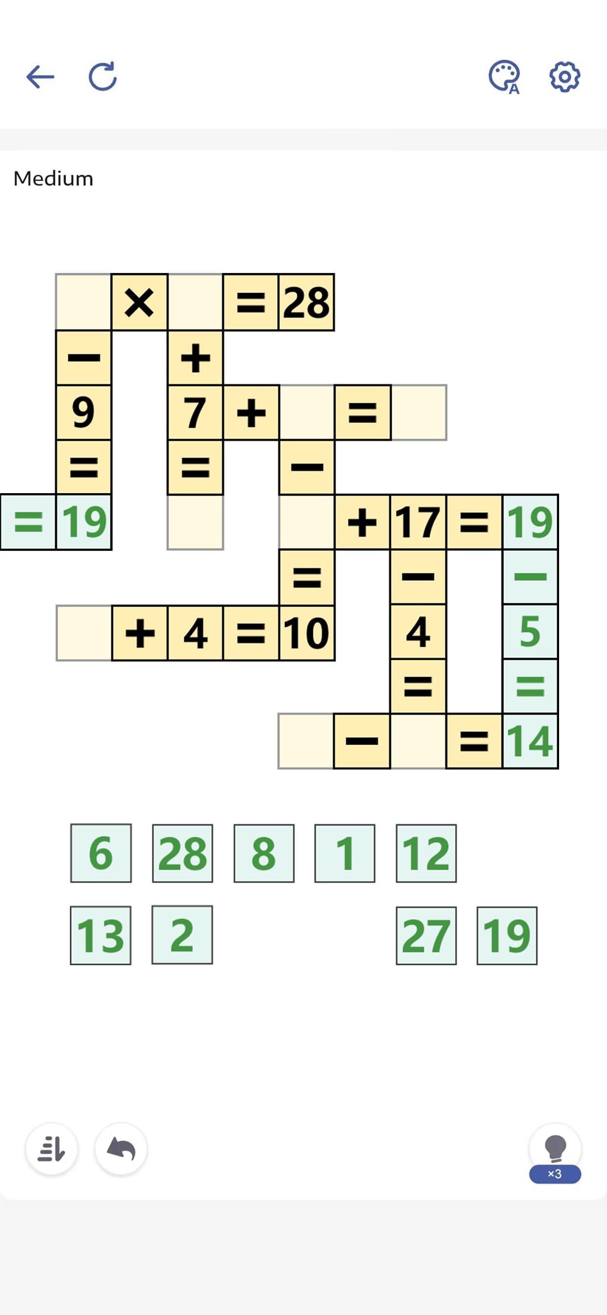 Math Puzzle Games - Crossmath® screenshot 3 - screenshot