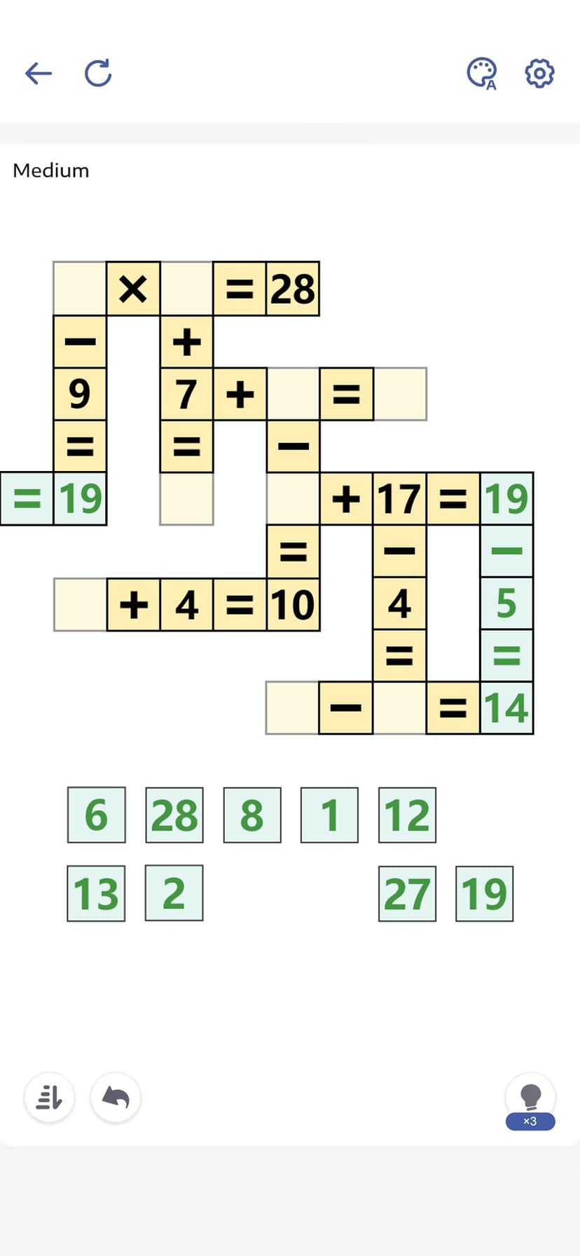 Math Puzzle Games - Crossmath® screenshot 3 - screenshot