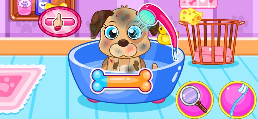 Caring for puppy salon games screenshot 3 - screenshot