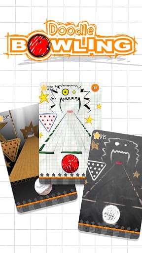 Doodle Bowling screenshot 1 - screenshot