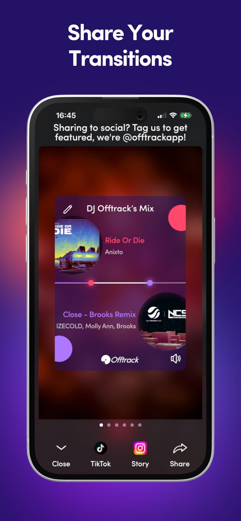 Offtrack: the AI DJ app screenshot 6 - screenshot