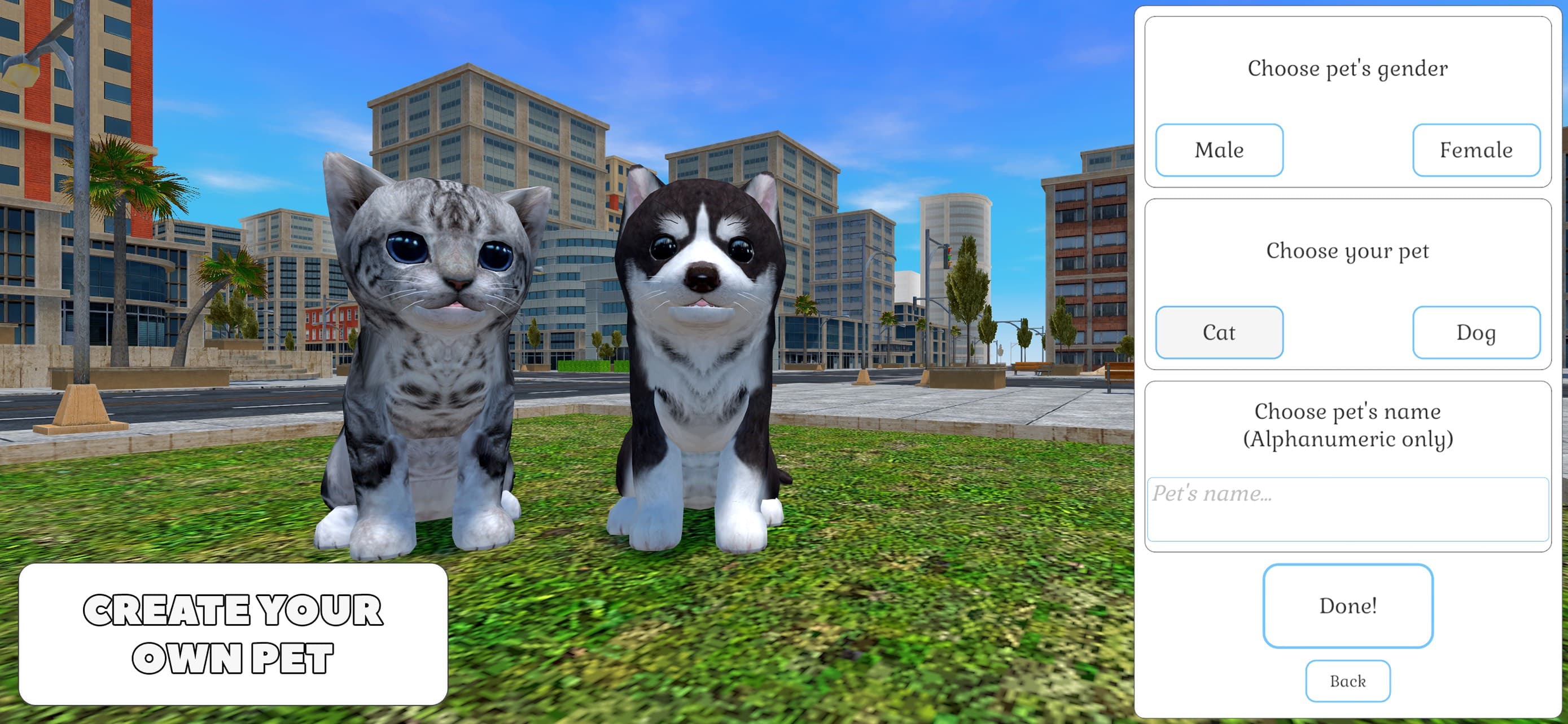 Cute Cat And Puppy World screenshot 2 - screenshot