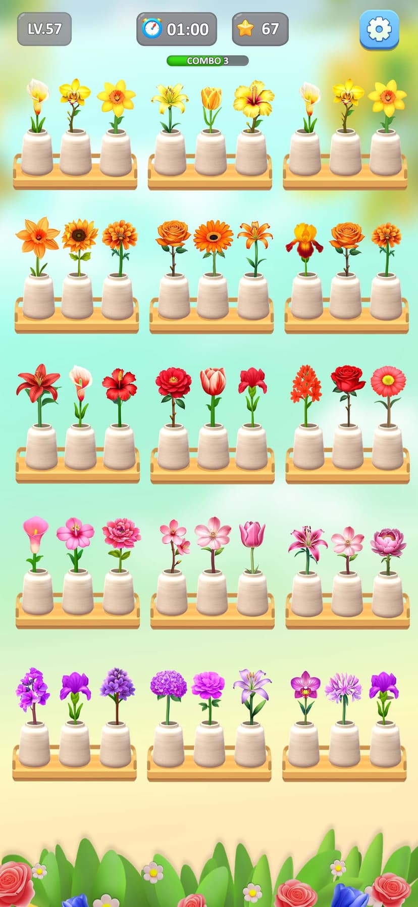 Flower Sort: Bloom Puzzle Game screenshot 4 - screenshot