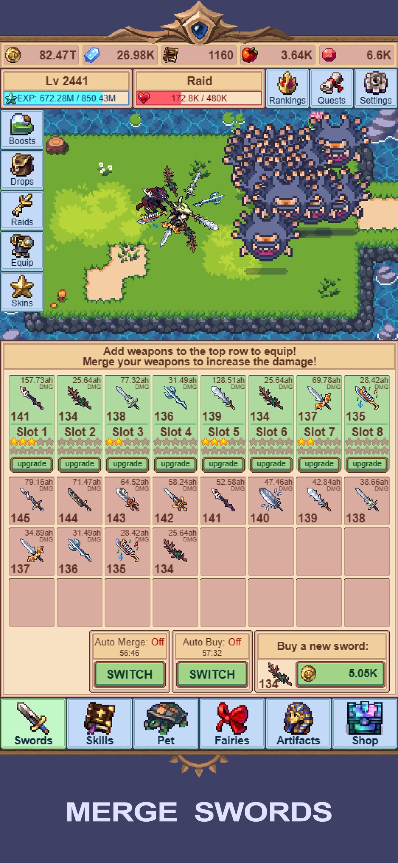 Idle Sword Master screenshot 1 - screenshot