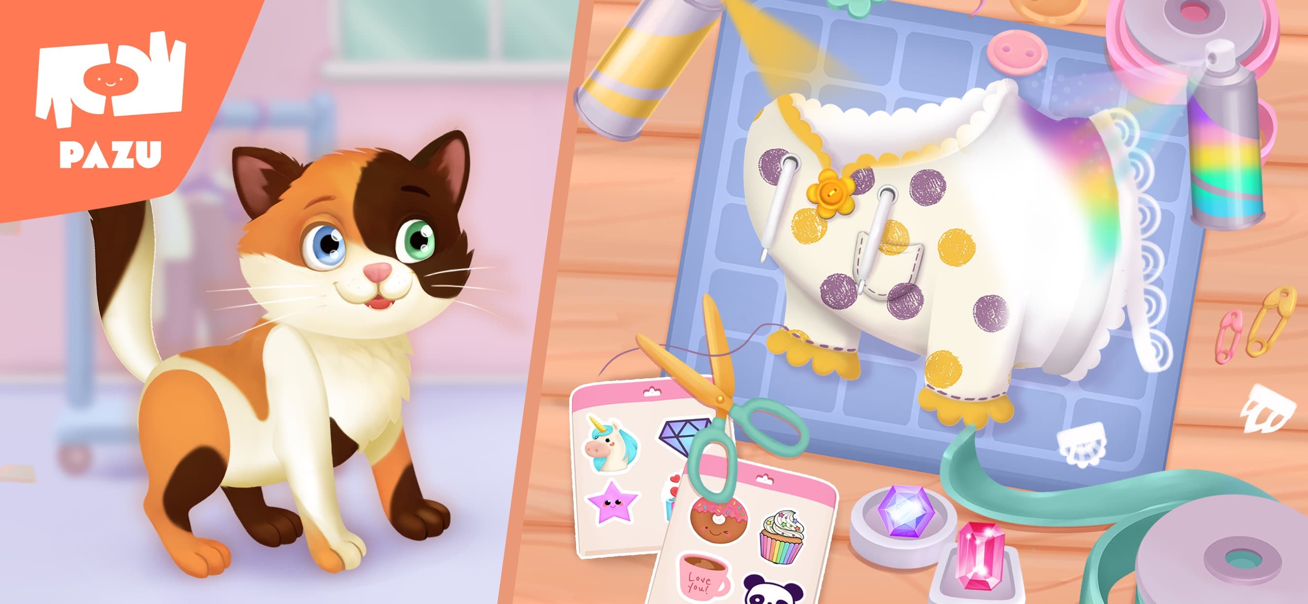 Cat games Pet Care & Dress up screenshot 5 - screenshot