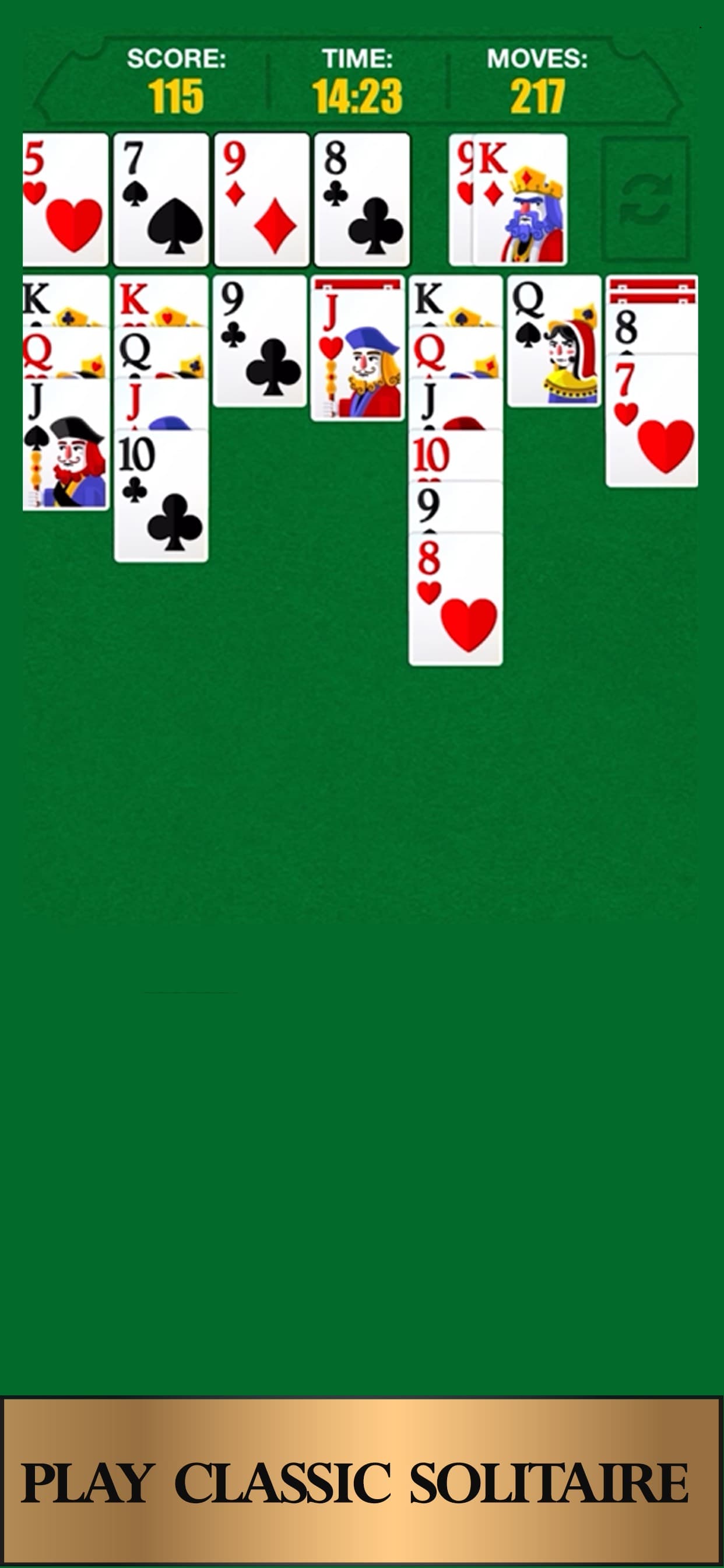 Solitary Classic card game screenshot 1 - screenshot