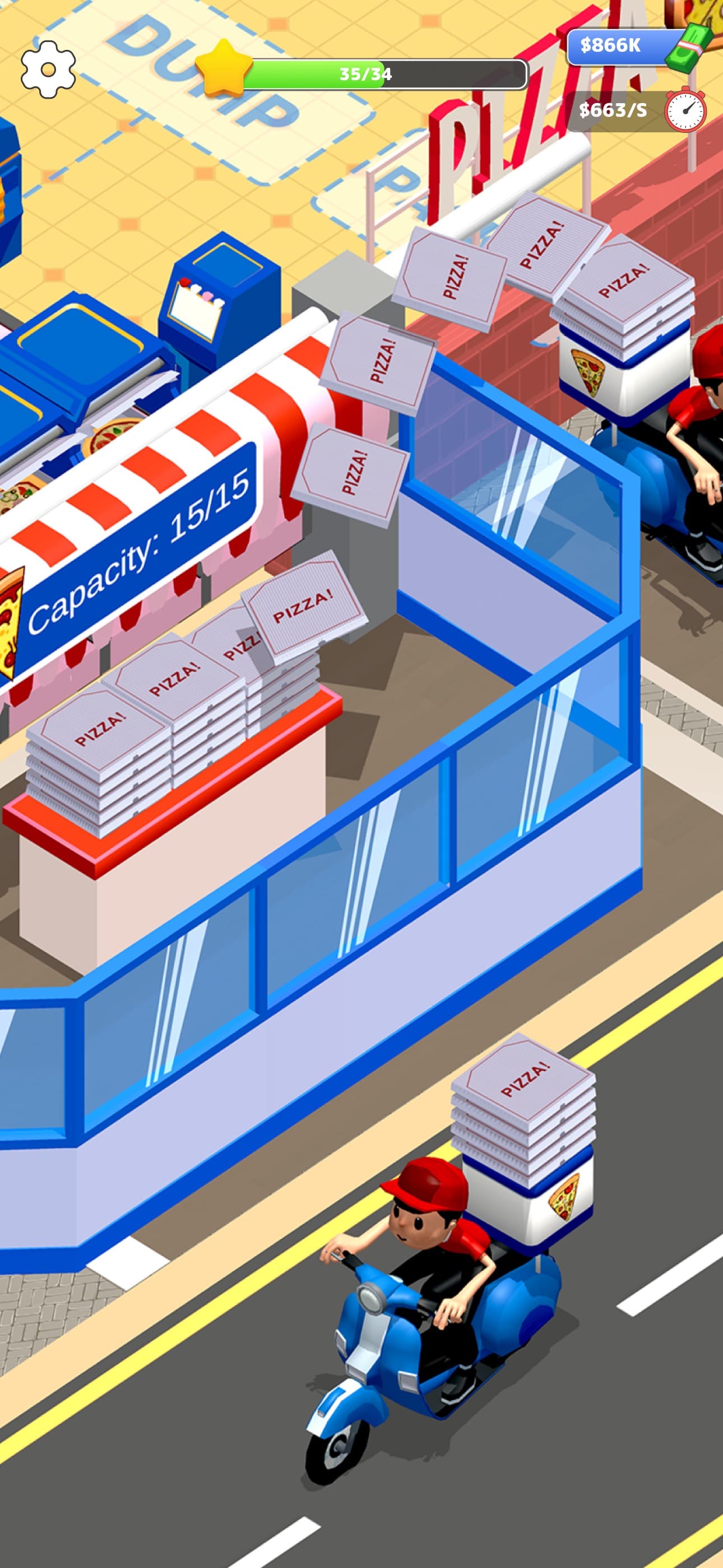 Idle Pizza Restaurant Tycoon screenshot 5 - screenshot