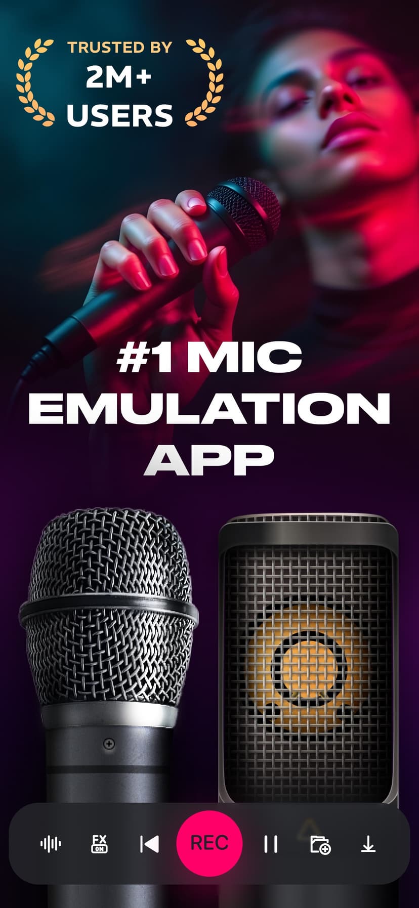 Microphone Live-Voice Recorder screenshot 1 - screenshot