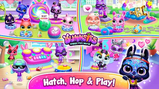 Bunnsies - Happy Pet World screenshot 3 - screenshot