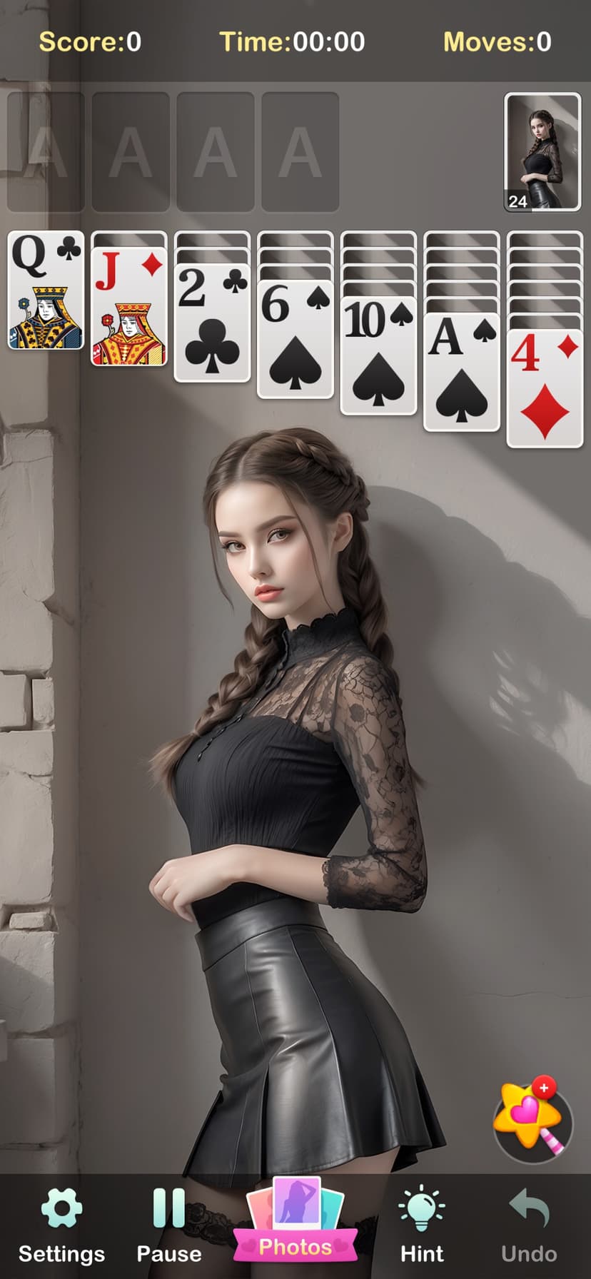 Solitaire Girls: Card Games screenshot 6 - screenshot
