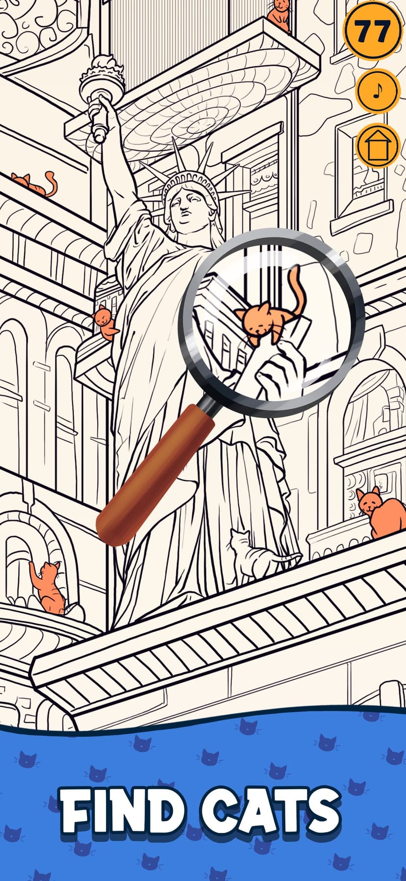 Hidden Objects: Find the Cat screenshot 1 - screenshot