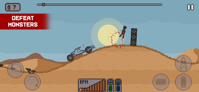 Death Rover: Space Zombie Rush screenshot 2 - screenshot
