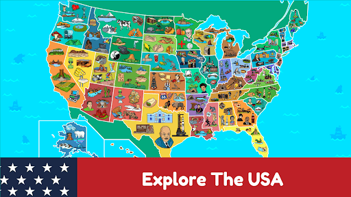 USA Map Kids Geography Games screenshot 17 - screenshot