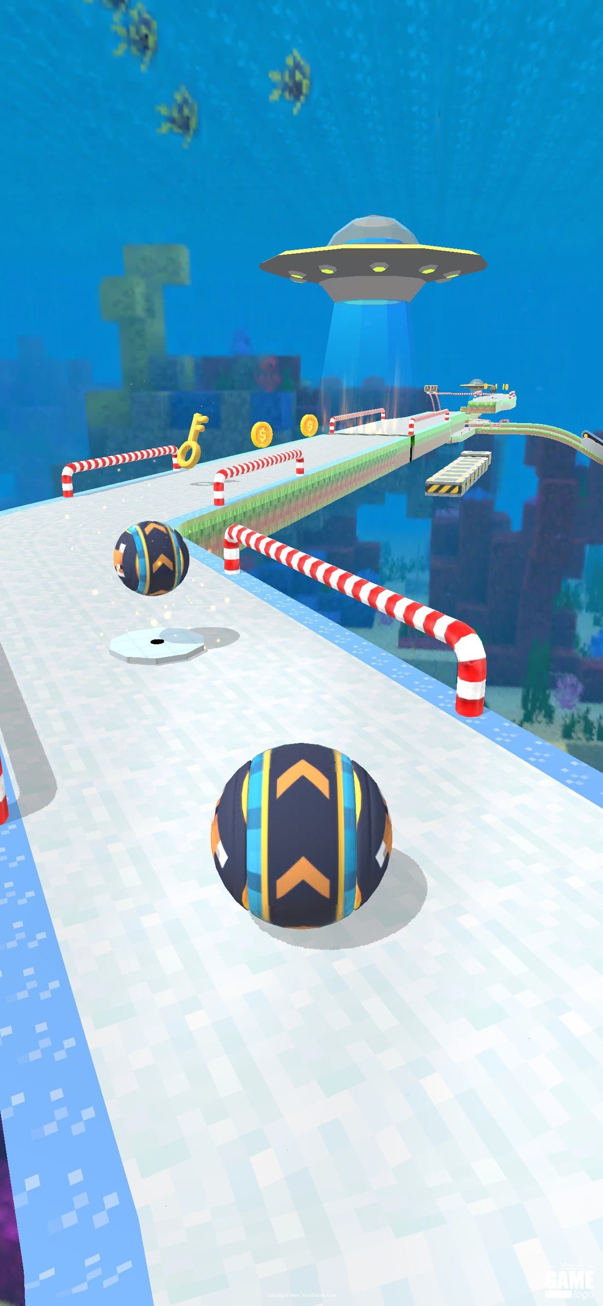 Fly Ball: Sky Parkour screenshot 7 - screenshot