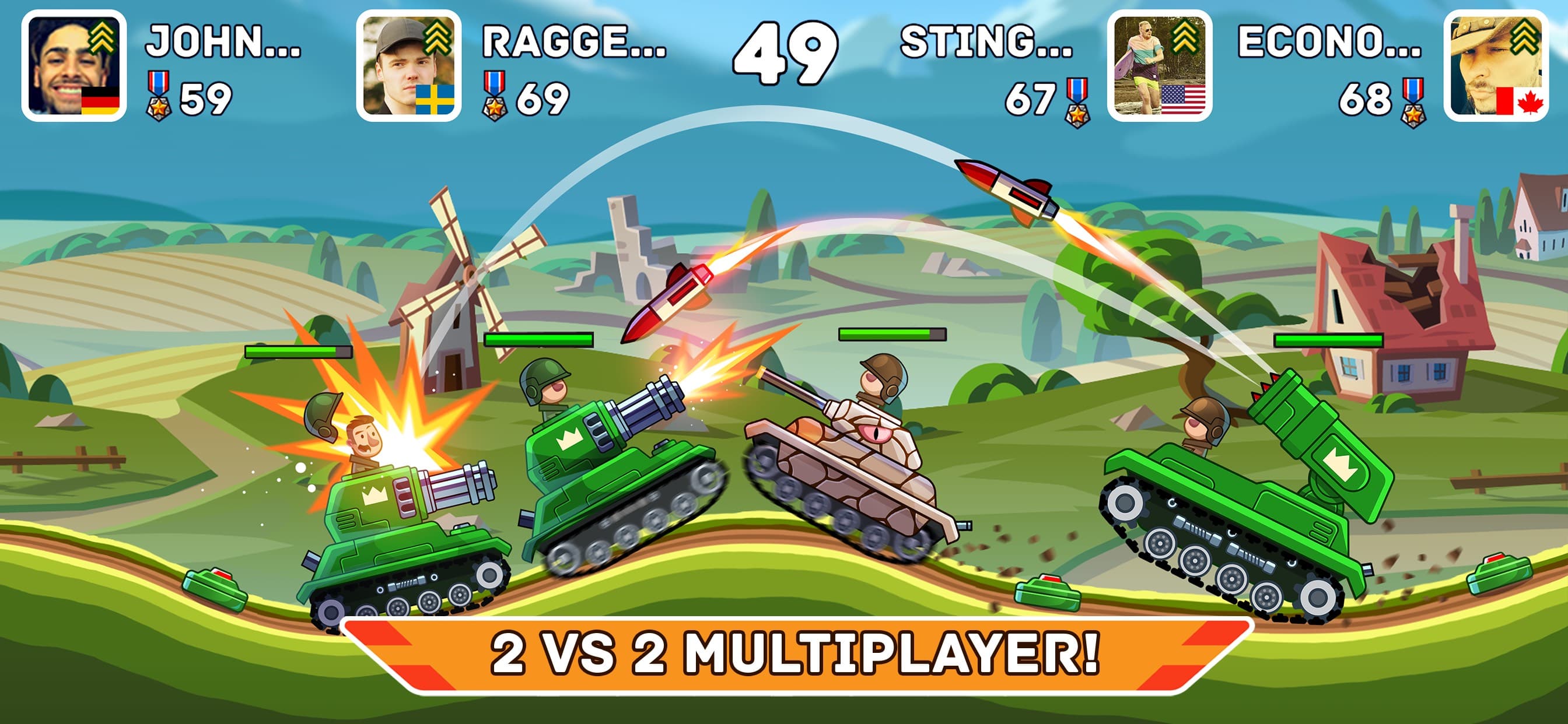 Hills of Steel screenshot 1 - screenshot