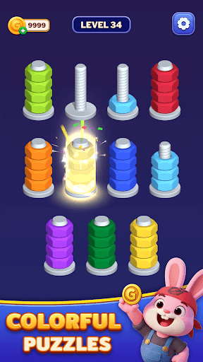Nuts Spinner - Nut Sort Puzzle screenshot 2 - screenshot