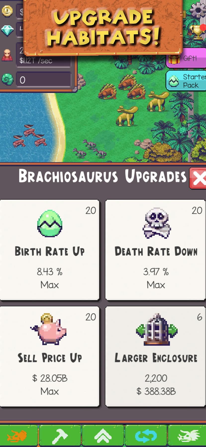 Idle Dino Zoo screenshot 3 - screenshot