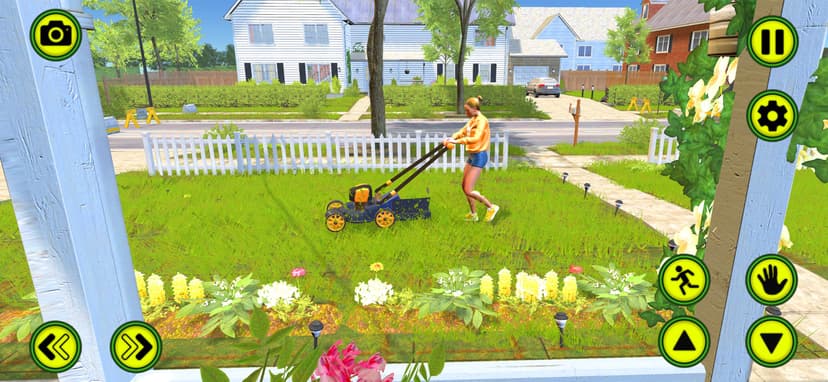 Garden Mower Grass Cutting Fun screenshot 3 - screenshot