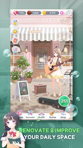 Guitar Girl Match 3 screenshot 4 - screenshot