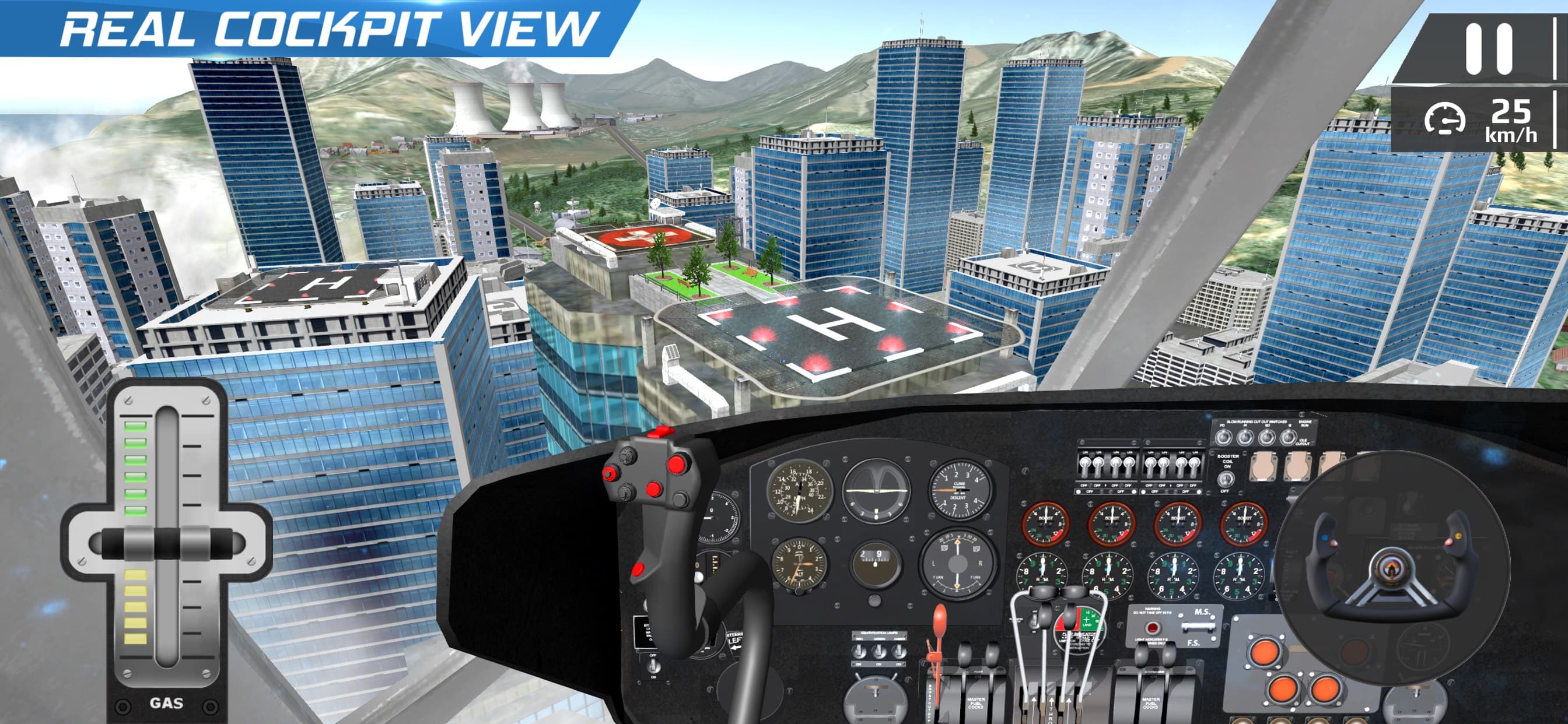 Helicopter Flight Pilot Sim screenshot 1 - screenshot