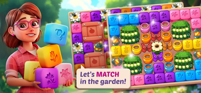 Lily’s Garden: Match & Design screenshot 1 - screenshot