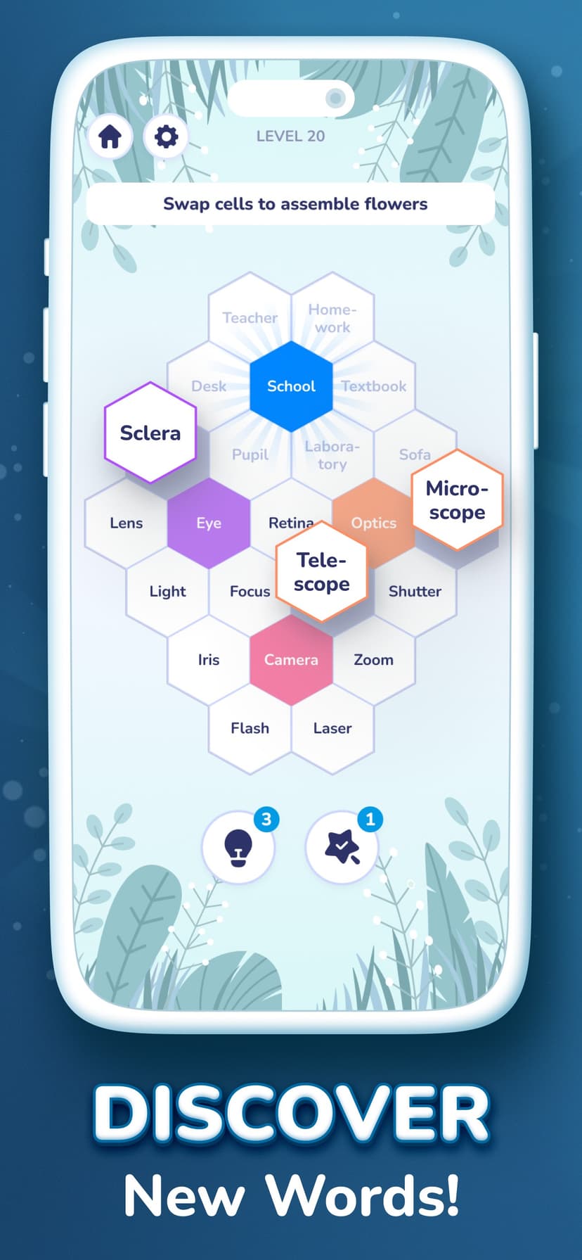 Hexa Words: Match Associations screenshot 4 - screenshot