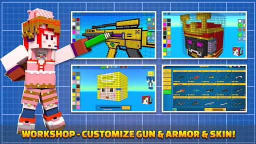 Cops N Robbers:Pixel Craft Gun screenshot 7 - screenshot