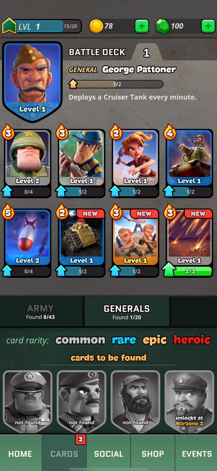 War Heroes Strategy Card Games screenshot 5 - screenshot