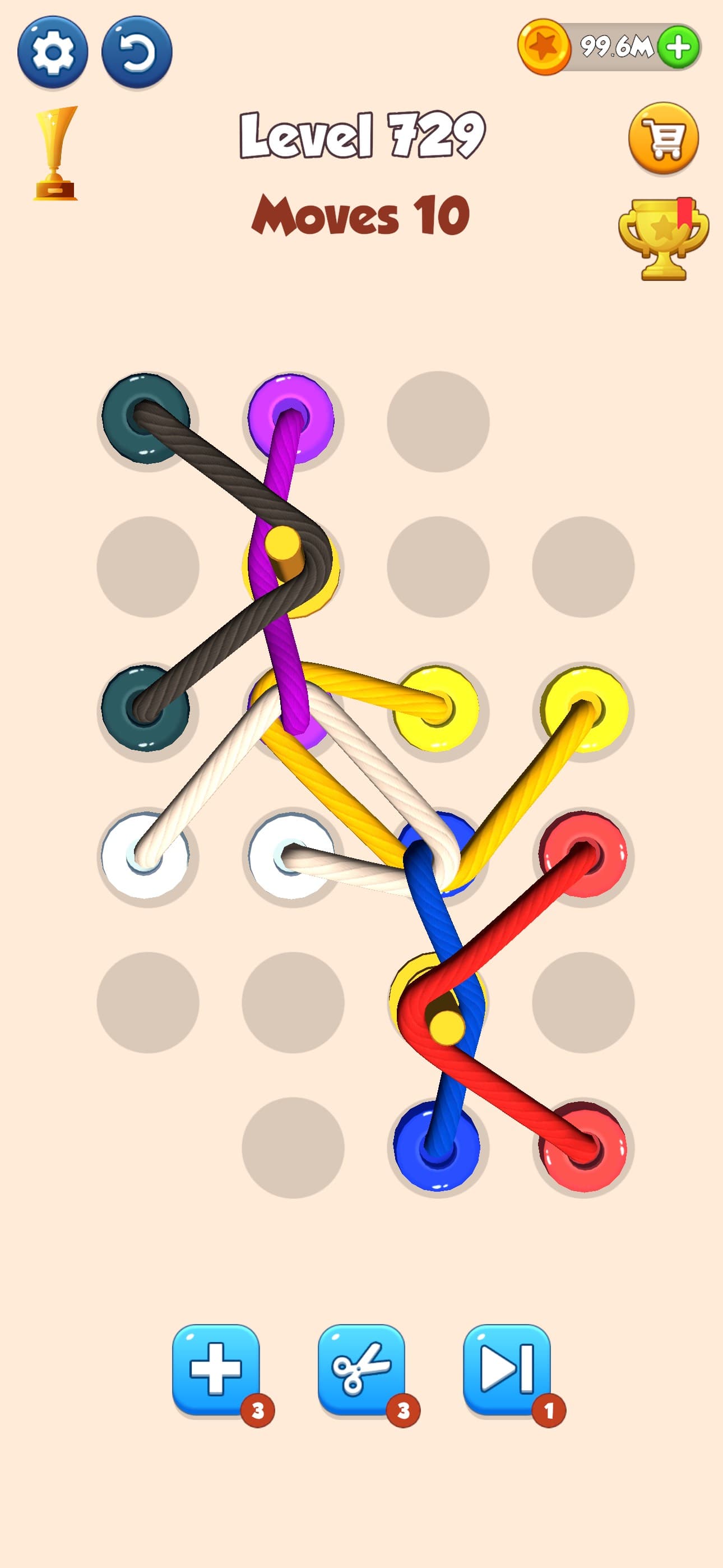 Color Tangled Rope 3D screenshot 6 - screenshot