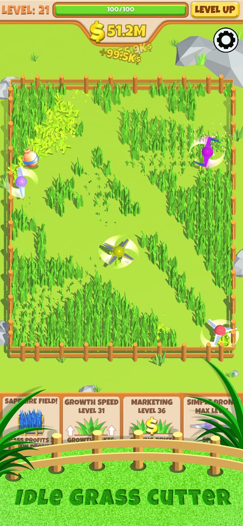 Idle Grass Cutter screenshot 6 - screenshot