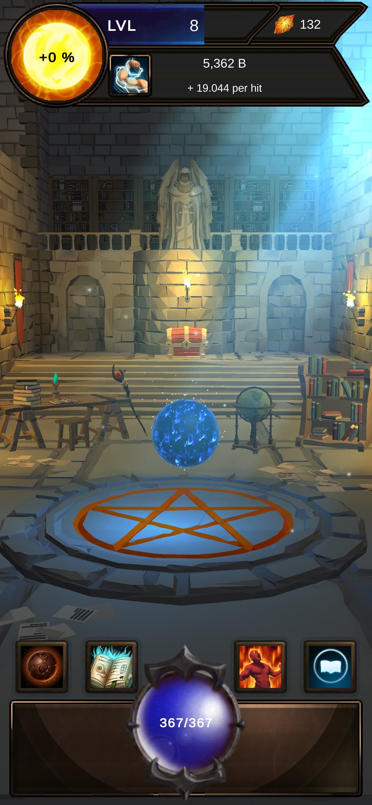 Idle Wizard - A Fair Play Game screenshot 1 - screenshot