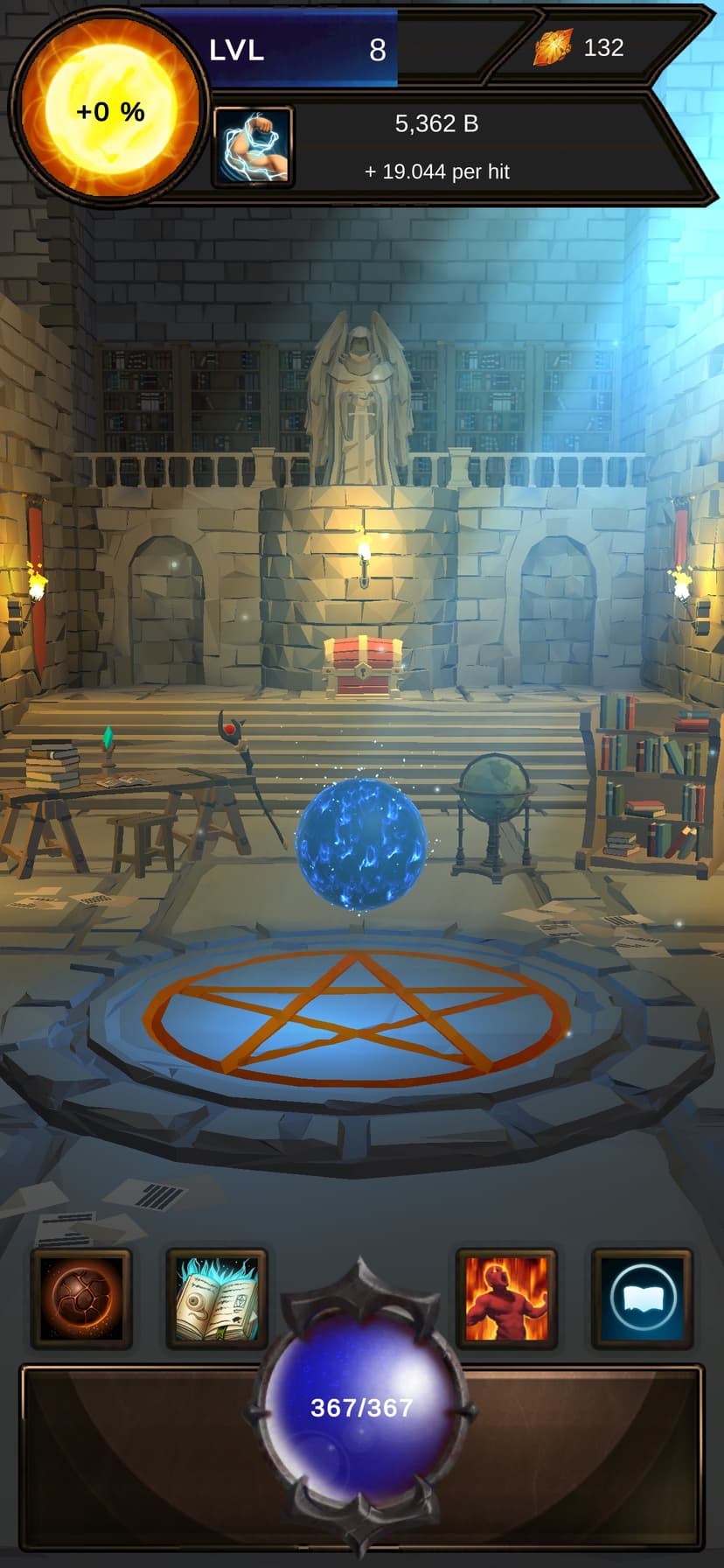 Idle Wizard - A Fair Play Game screenshot 1 - screenshot