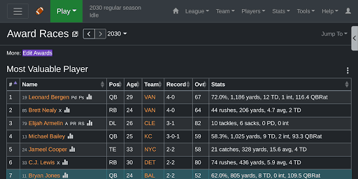 Football GM screenshot 4 - screenshot