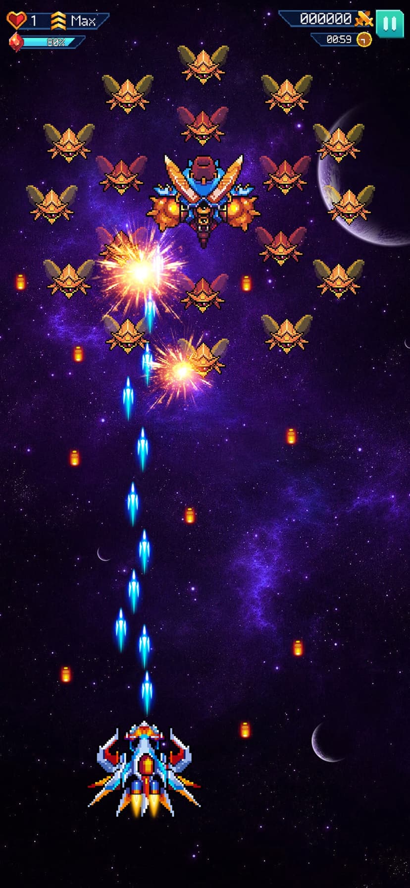 Galaxiga: Classic Arcade Game screenshot 6 - screenshot