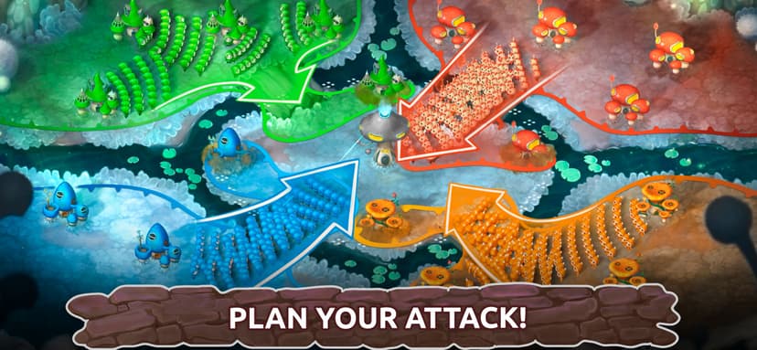 Mushroom Wars 2: RTS Strategy screenshot 1 - screenshot
