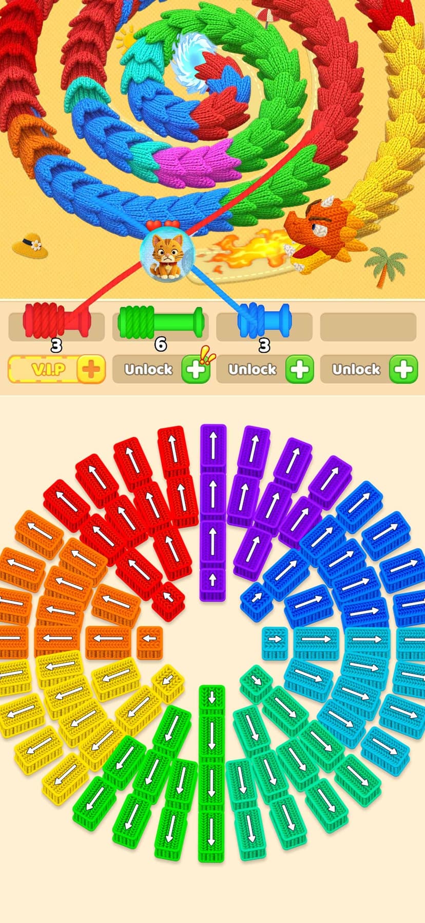Wool Crush -Escape Traffic Jam screenshot 3 - screenshot