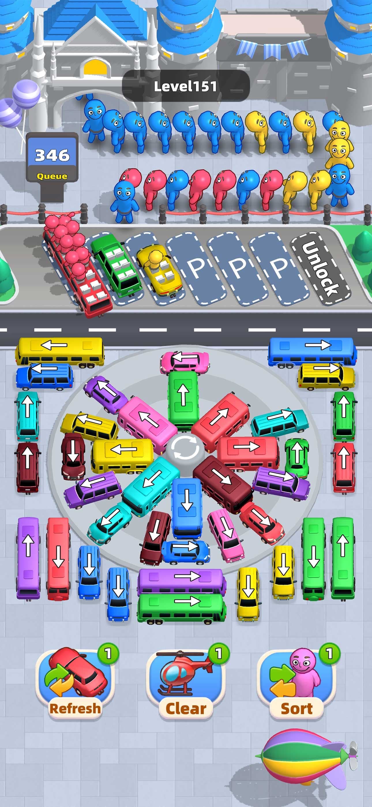Car Jam 2 - Bus Riding Game screenshot 1 - screenshot