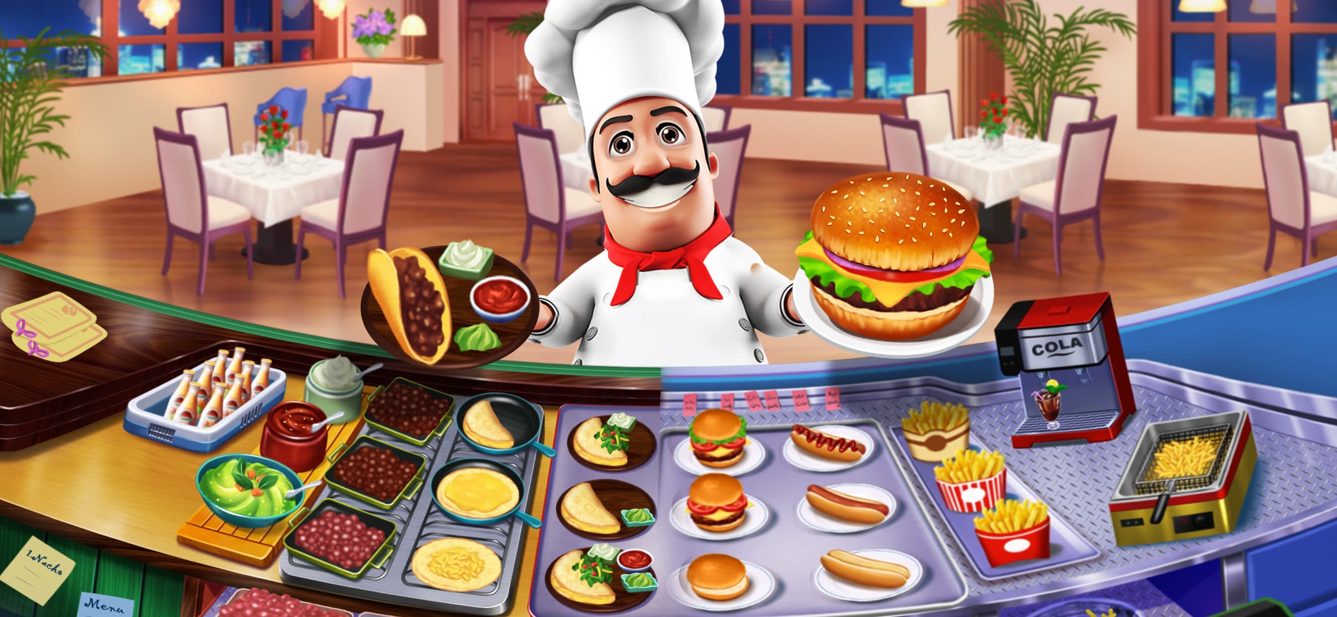Food Court Hamburger Cooking screenshot 1 - screenshot