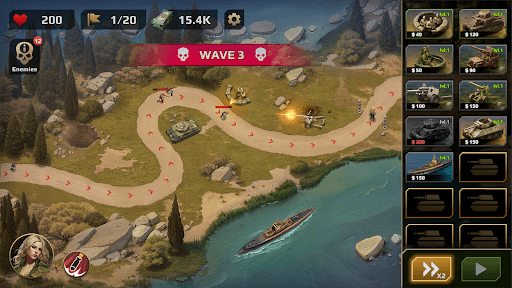 WWII Defense: RTS Army TD game screenshot 7 - screenshot