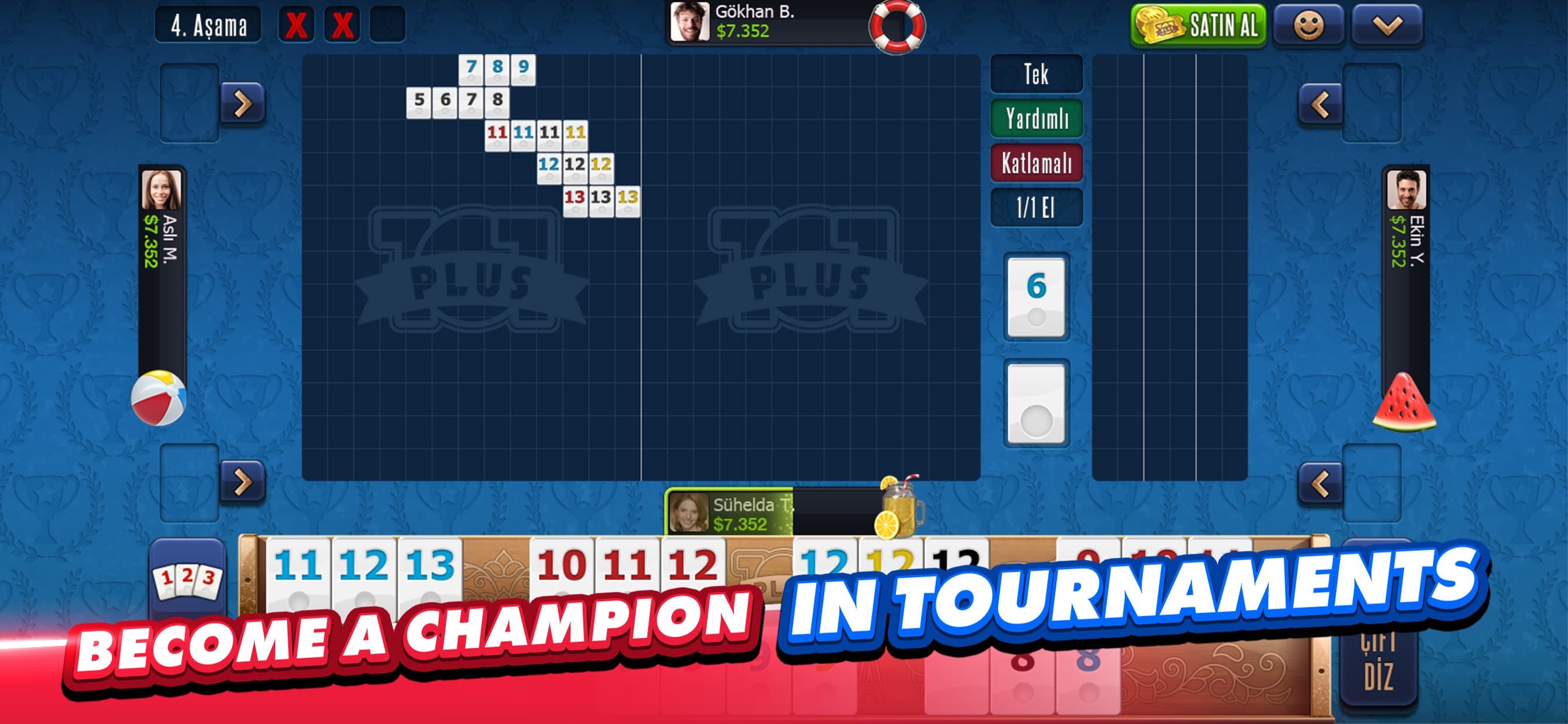 101 Okey Plus Rummy Board Game screenshot 3 - screenshot