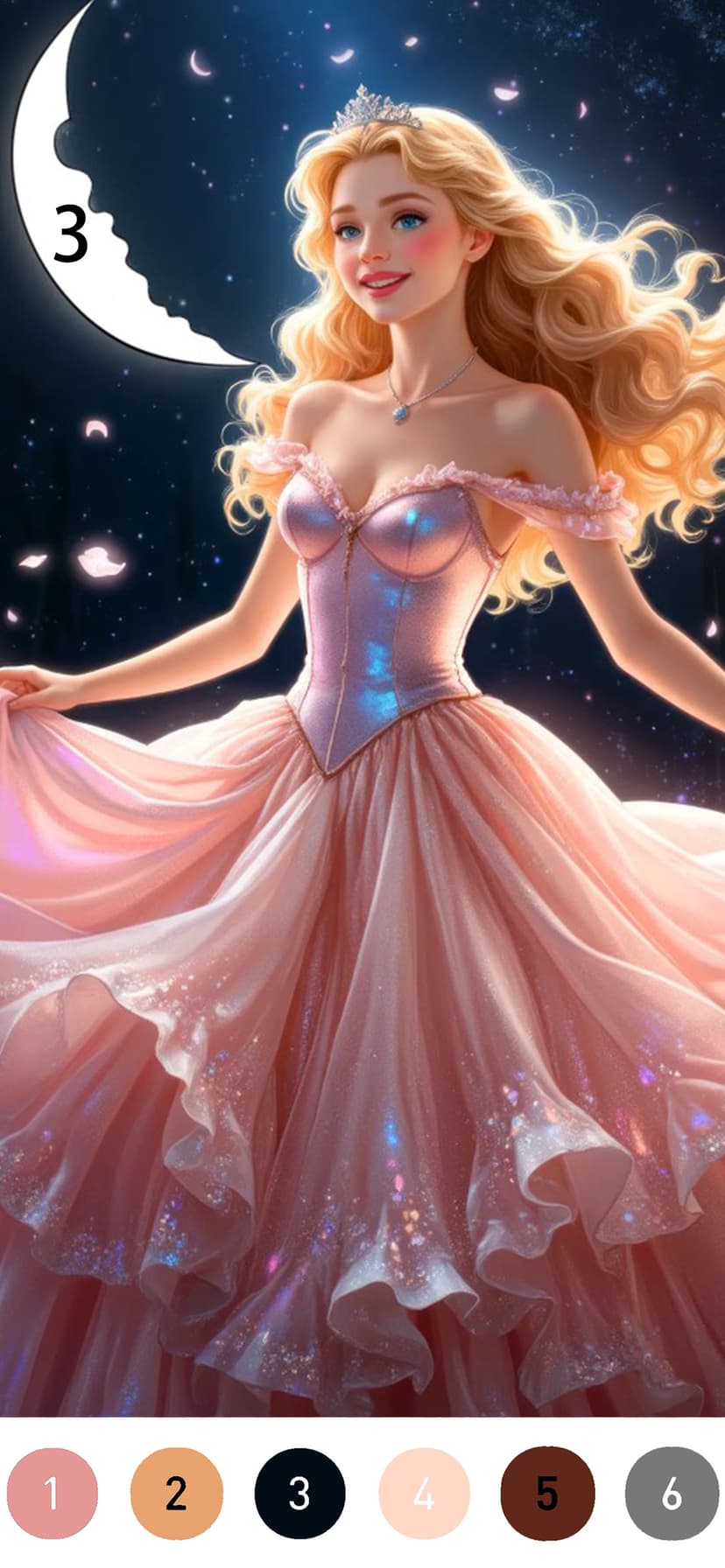 Gown Color - Paint by number screenshot 7 - screenshot