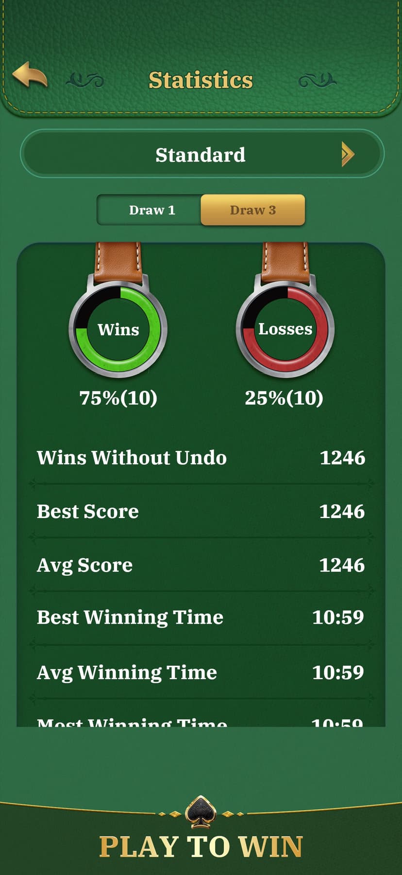 Brain Solitaire: Klondike screenshot 6 - screenshot