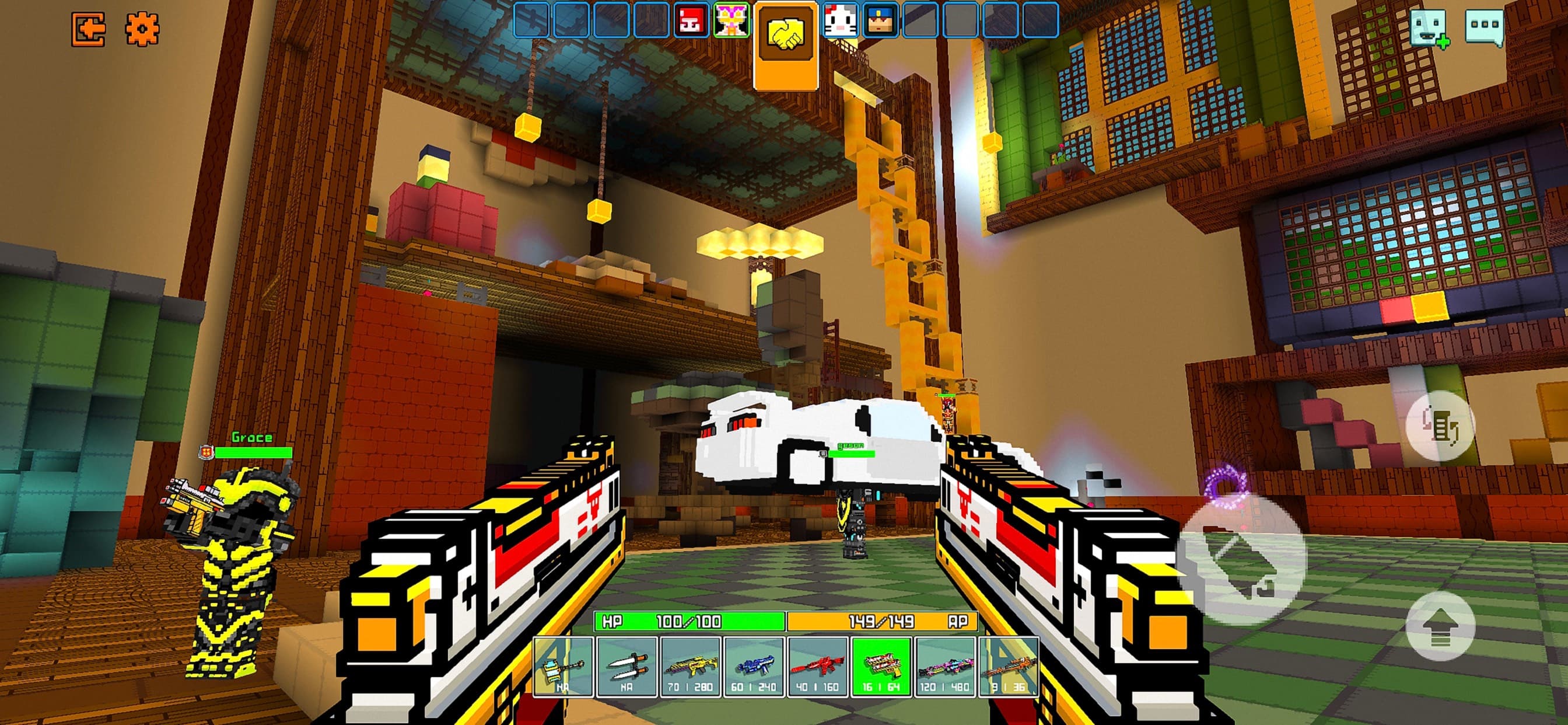 Cops N Robbers:Pixel Craft Gun screenshot 3 - screenshot