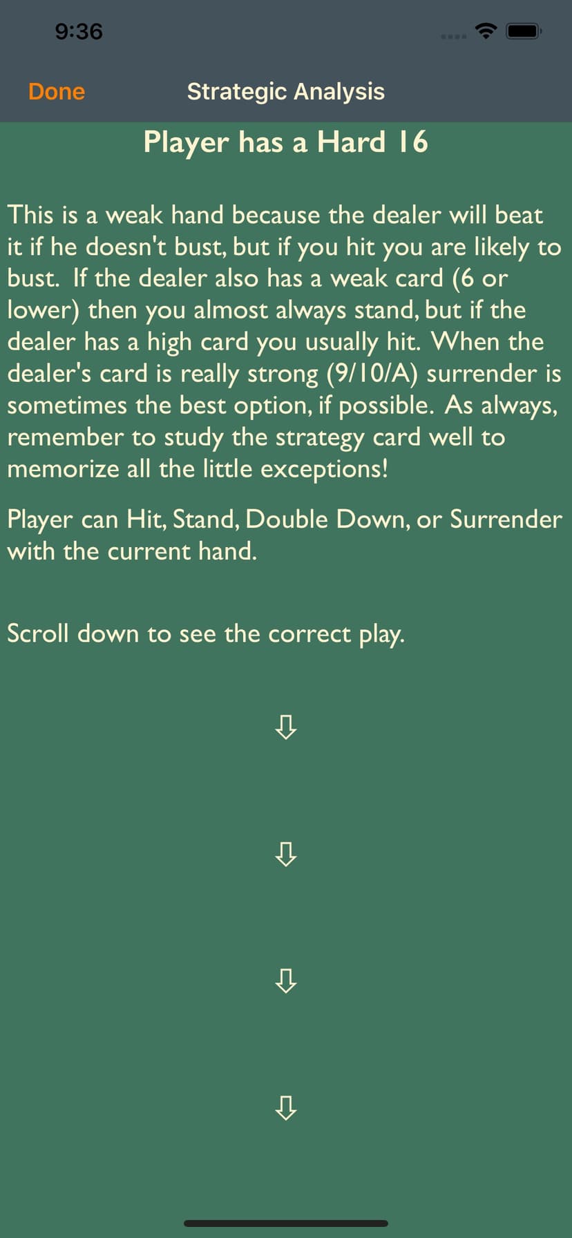 Blackjack Trainer 101 screenshot 3 - screenshot