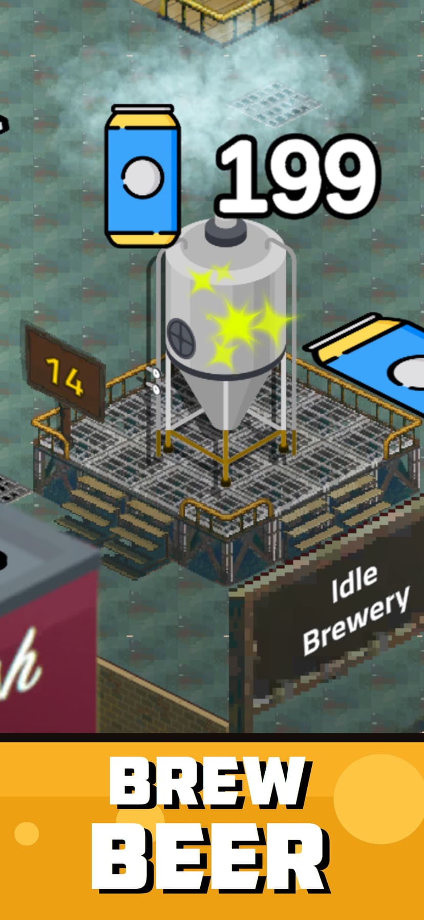 Idle Brewery: Beer Tycoon screenshot 1 - screenshot