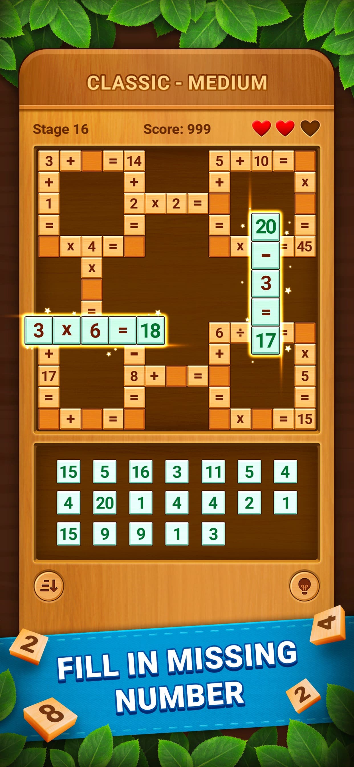 Cross Number: Math Game Puzzle screenshot 1 - screenshot